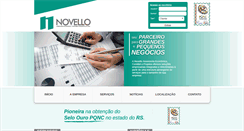 Desktop Screenshot of novello.com.br